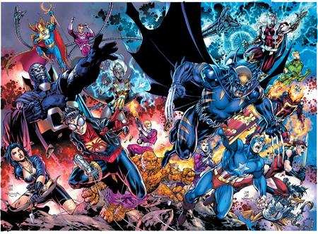 DC MARVEL THE AMALGAM AGE OMNIBUS HC DIRECT MARKET EXCLUSIVE JIM LEE & SCOTT WILLIAMS WRAPAROUND VAR