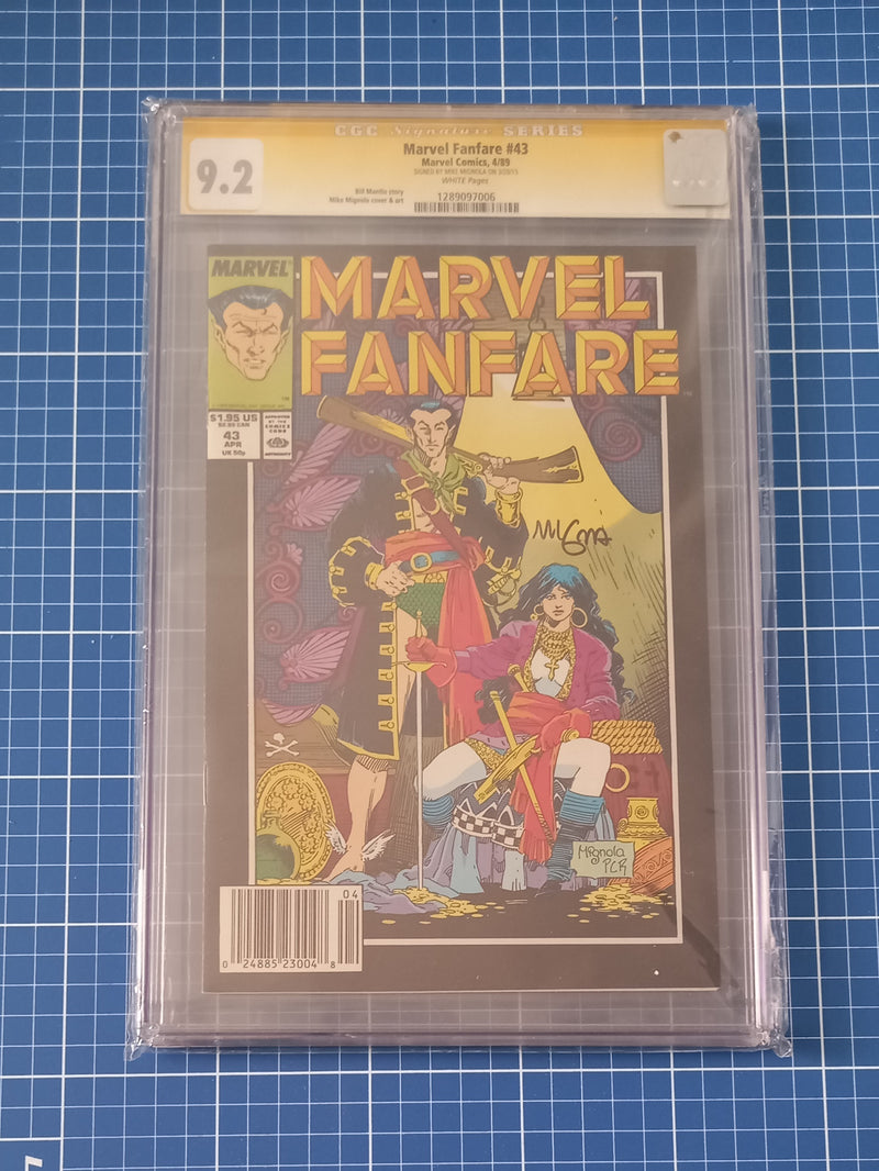 MIKE MIGNOLA CGC SS - MARVEL FANFARE