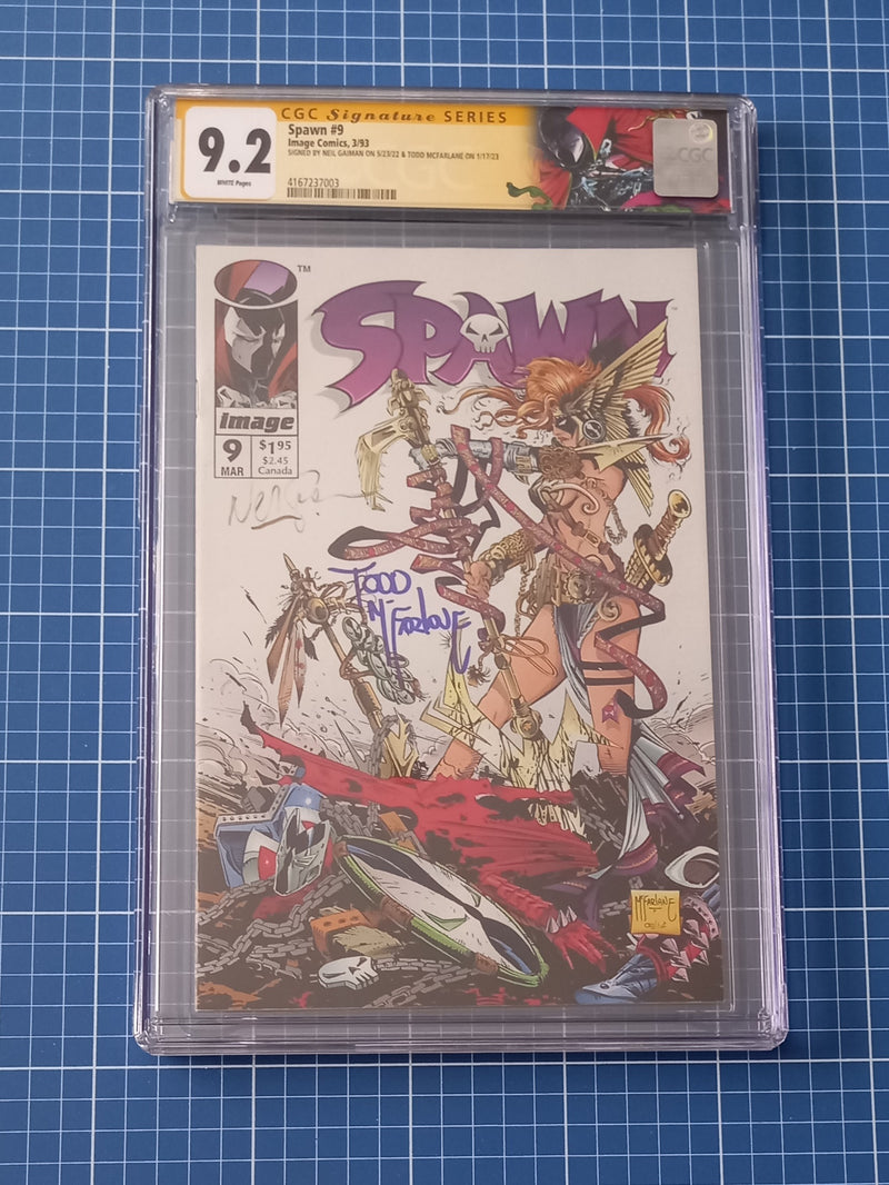 NEIL GAIMAN E TODD MCFARLANE CGC SS - SPAWN