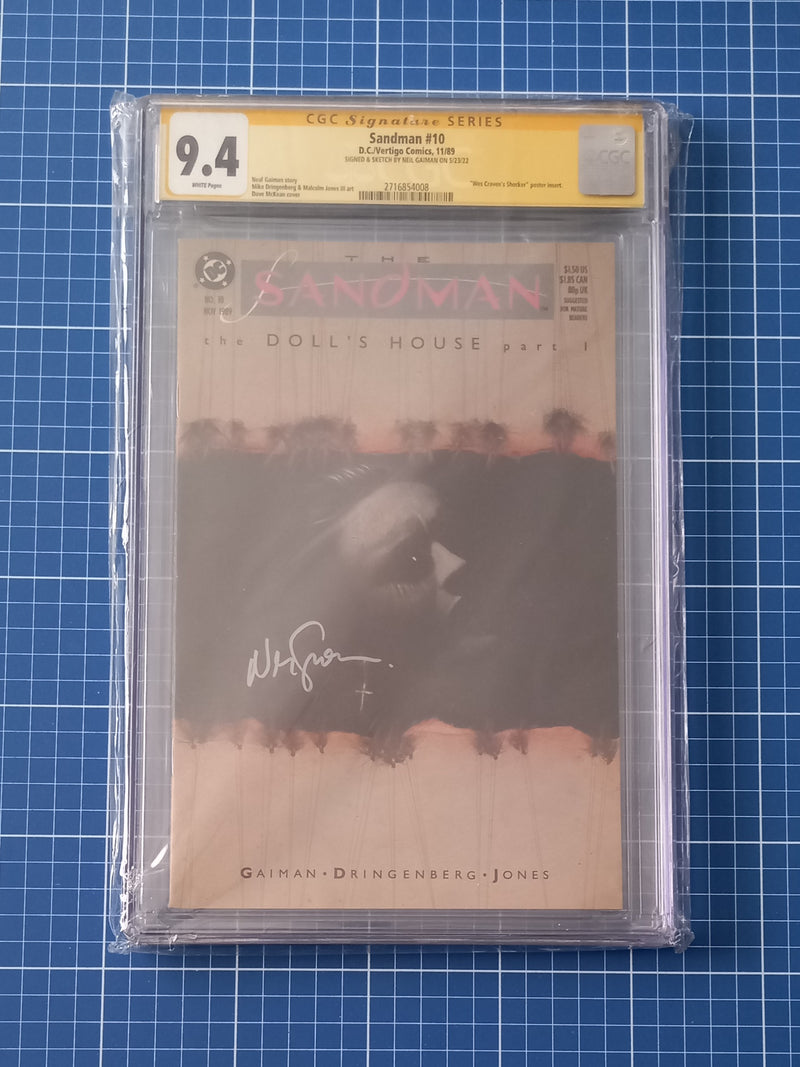 NEIL GAIMAN CGC SS - SANDMAN