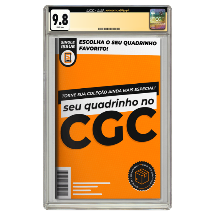 ENVIE O SEU QUADRINHO PARA O CGC [JSA AUTHENTIC AUTOGRAPH COM PRESSING]