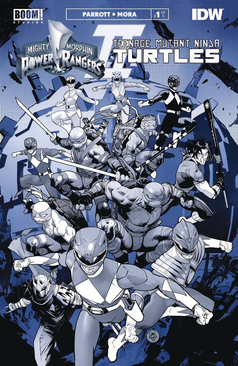 MMPR TMNT II B&W ED