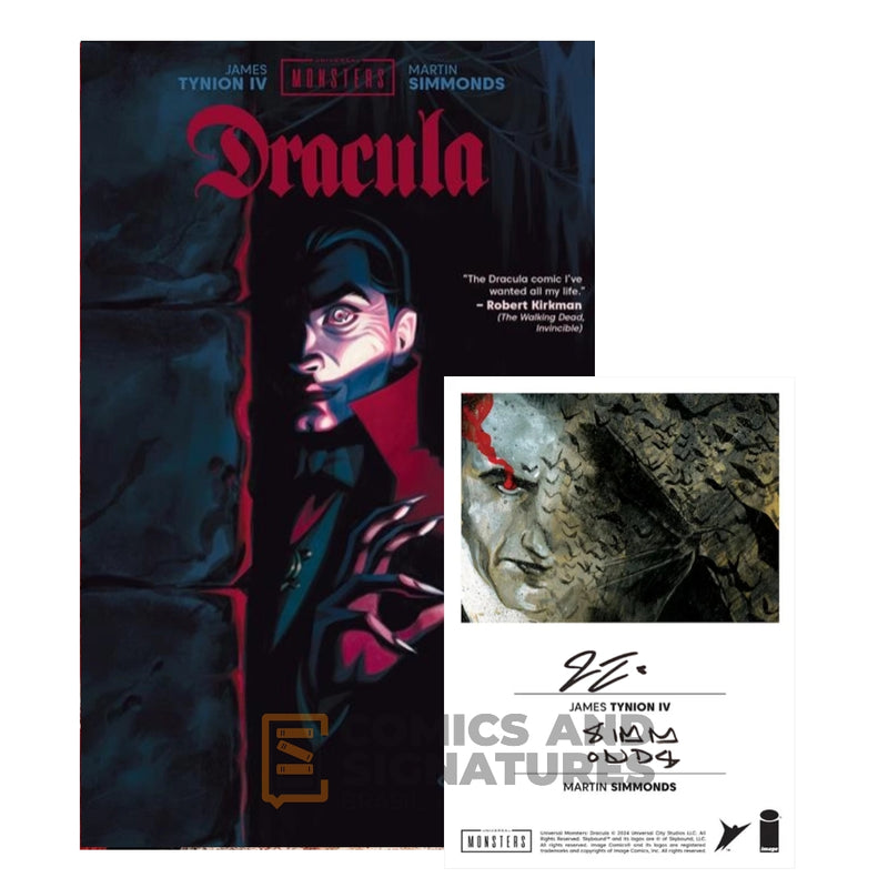 UNIVERSAL MONSTERS DRACULA HC DIRECT MARKET EXCLUSIVE VAR + BOOKPLATE AUTOGRAFADO